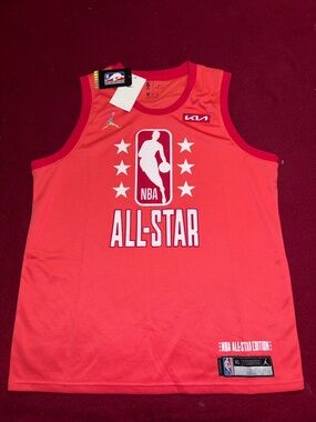 NBA Men's Red All-Star Basketball Jersey